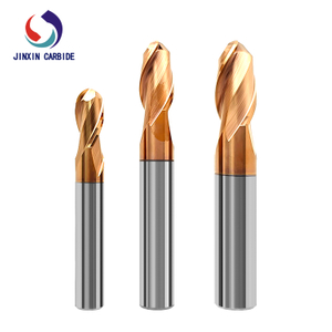 Fresa Endmill de punta esférica de carburo de tungsteno HRC55 de 10 mm
